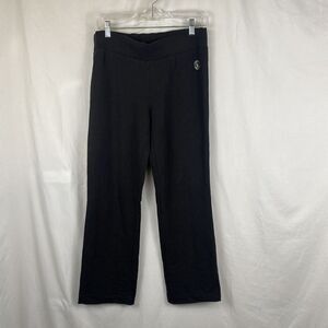 Christine Alexander Womens Crop Pull On Pants Small Black Swarovski Crystals siz